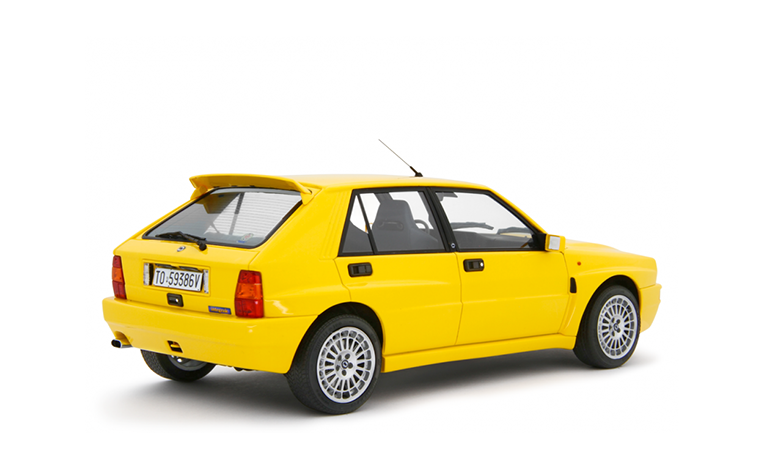 1:18 1/18 Lancia Delta HF Integrale Evoluzione 2 1992 1994 ginestra yellow Laudoracing-Models