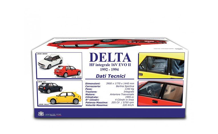 1:18 1/18 Lancia Delta HF Integrale Evoluzione 2 1992 1994 ginestra yellow Laudoracing-Models