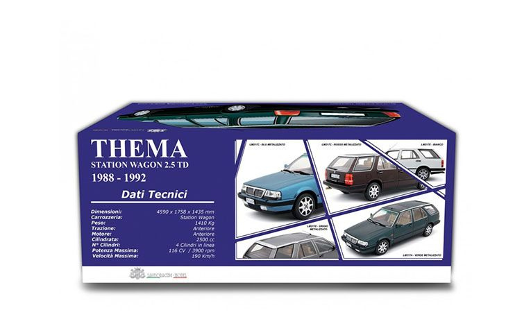 1:18 1/18 Lancia Thema T.D. SW Station Wagon 1988 1992 quartz grey Laudoracing-Models