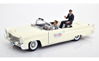 1:18 1/18 Lincoln Continental Mark III Cabriolet 1958 1960 white Sun-Star