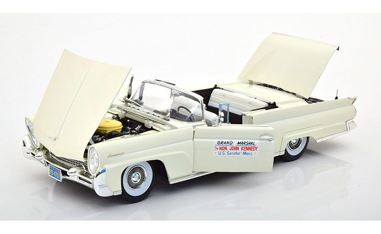1:18 1/18 Lincoln Continental Mark III Cabriolet 1958 1960 white Sun-Star