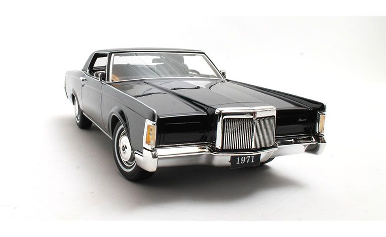 1:18 1/18 Lincoln Continental Mark V Coupe 1971 1972 black Cult-Scale Models
