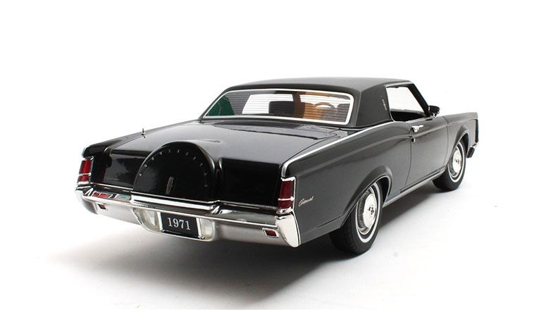 1:18 1/18 Lincoln Continental Mark V Coupe 1971 1972 black Cult-Scale Models