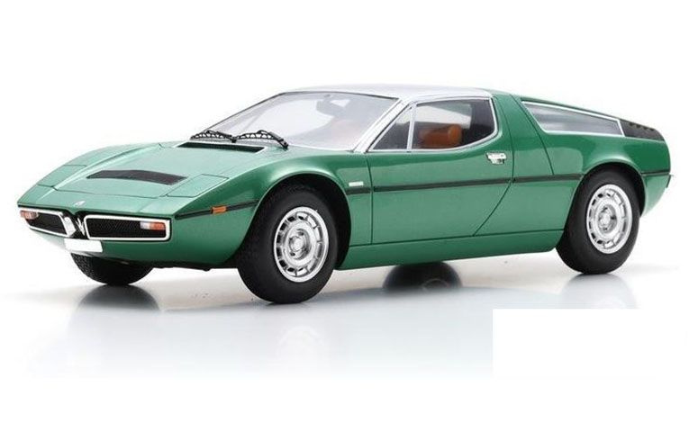 1:18 1/18 Maserati Bora 1971 1978 green silver Schuco