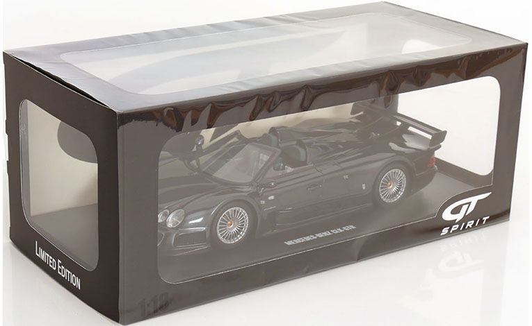 1:18 1/18 Mercedes AMG CLK GTR Roadster 1998 1999 anthracit GT-Spirit