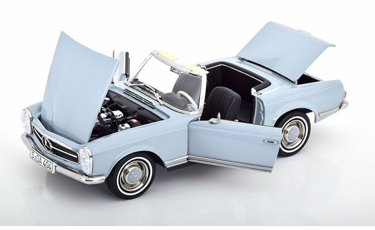 1:18 1/18 Mercedes W113 230 SL Pagoda Cabriolet 1963 1967 grey Norev
