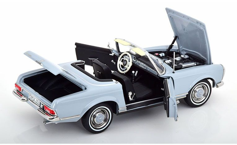 1:18 1/18 Mercedes W113 230 SL Pagoda Cabriolet 1963 1967 grey Norev