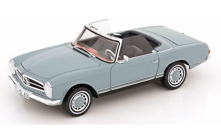 1:18 1/18 Mercedes W113 280 SL Pagoda Cabriolet 1967 1971 grey black Schuco