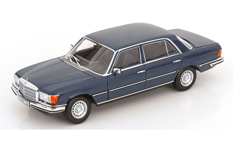 1:18 1/18 Mercedes W116 S Class 350 SEL 1973 1980 hansa blue Norev