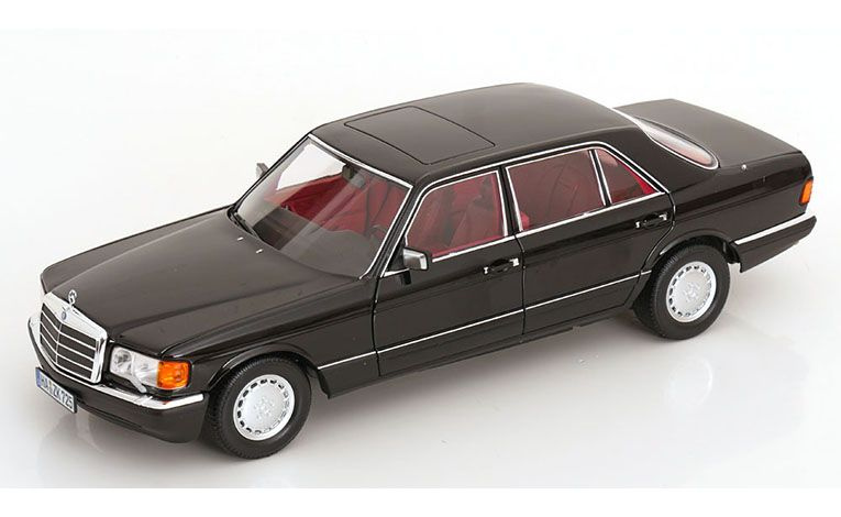 1:18 1/18 Mercedes W126 S Klasa 560 SEL 1985 1991 crni Norev