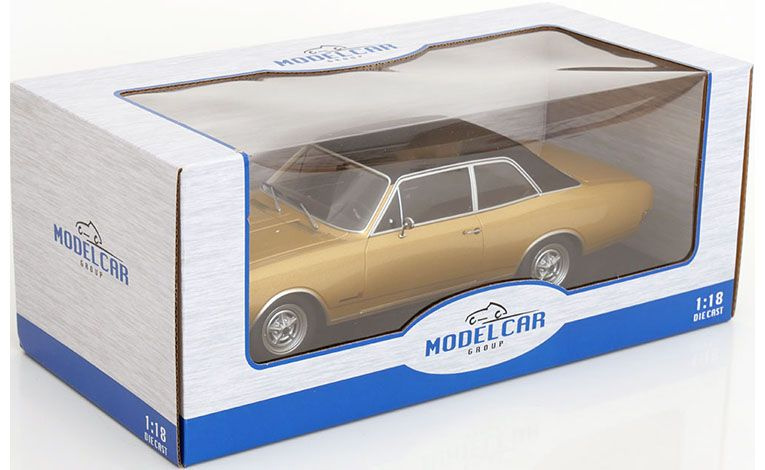 1:18 1/18 Opel Commodore A 1967 1971 beige black Model Car Group MCG