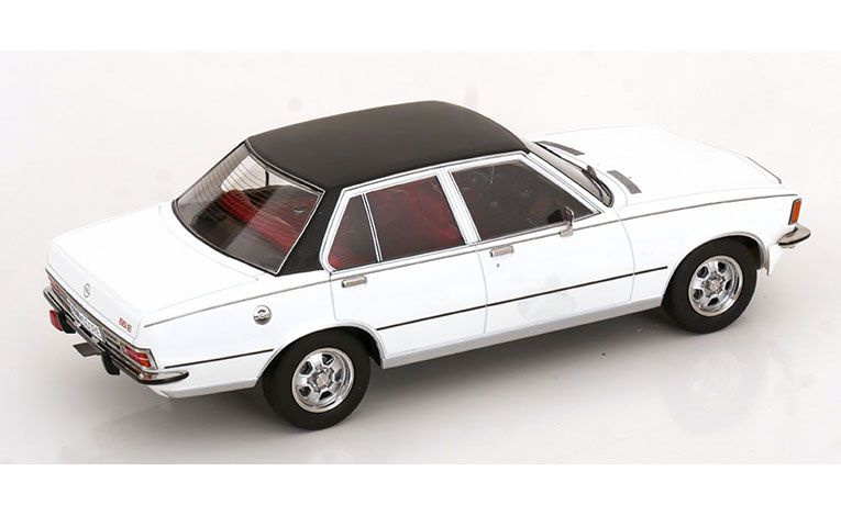 1:18 1/18 Opel Commodore B 1972 1977 white black Model Car Group MCG