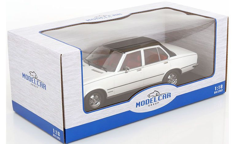 1:18 1/18 Opel Commodore B 1972 1977 white black Model Car Group MCG