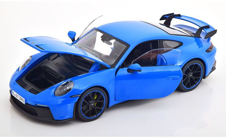 1:18 1/18 Porsche 992 911 GT3 Coupe 2022 2024 blue Maisto