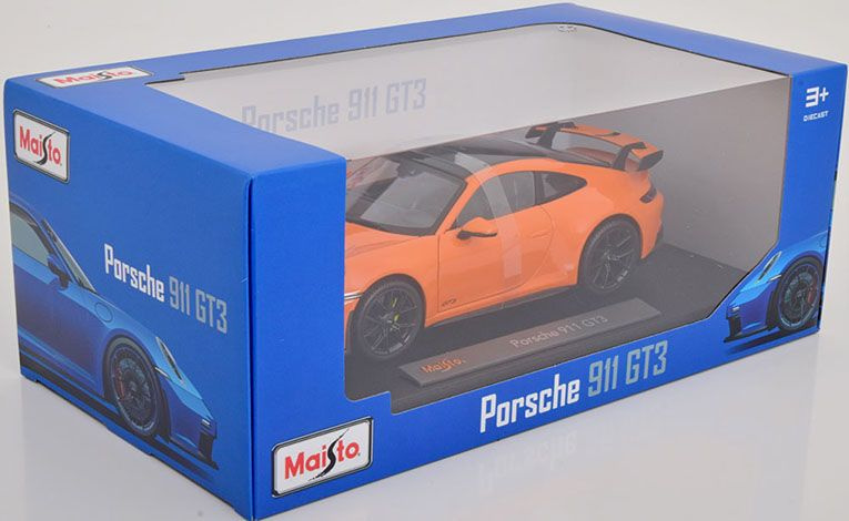 1:18 1/18 Porsche 992 911 GT3 Coupe 2022 2024 orange Maisto