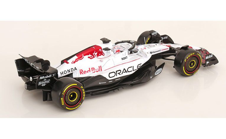 1:18 1/18 Red Bull RB21 Honda F1 No 1 Pobjednik VN Japan Max Verstappen 2025 bijelo crveni Bburago