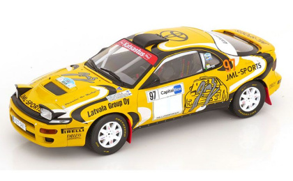 1:18 1/18 Toyota Celica ST185 GT4 Turbo No 97 Rally Arctic Lapland Jari Matti Latvala Juho Hanninen 2024 yellow Ixo