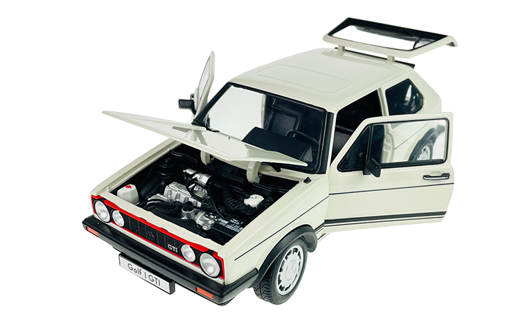 1:18 1/18 Volkswagen VW Golf 1 GTI Pirelli 1983 bijeli Welly