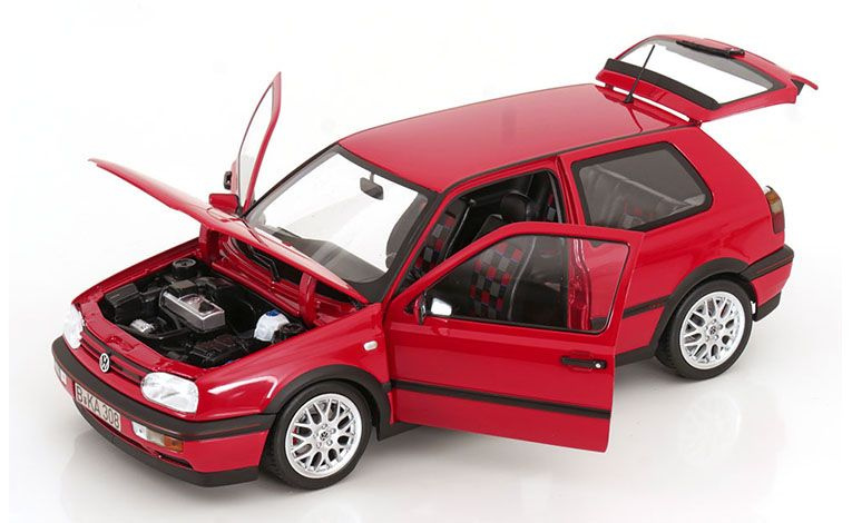 1:18 1/18 Volkswagen VW Golf 3 GTi 1996 1997 red Norev