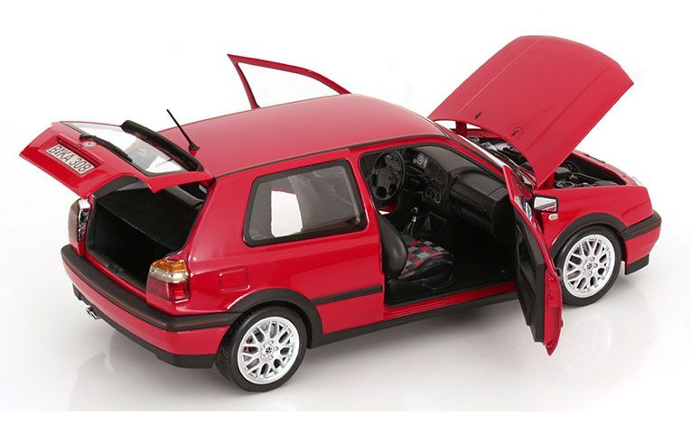 1:18 1/18 Volkswagen VW Golf 3 GTi 1996 1997 red Norev