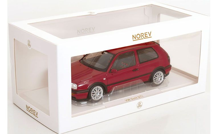 1:18 1/18 Volkswagen VW Golf 3 GTi 1996 1997 red Norev