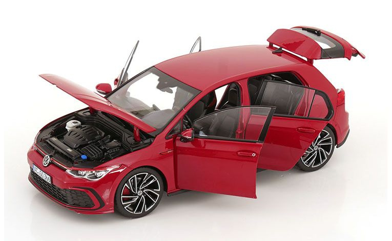 1:18 1/18 Volkswagen VW Golf 8 GTI 2020 2024 dark red Norev