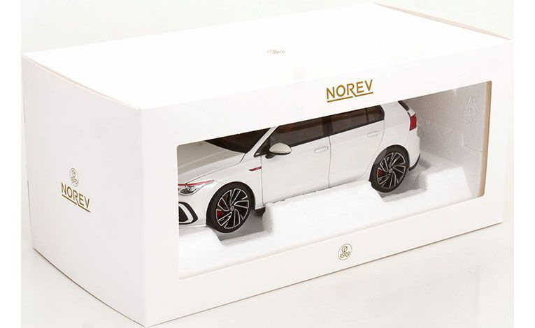1:18 1/18 Volkswagen VW Golf 8 GTI 2020 2024 white Norev