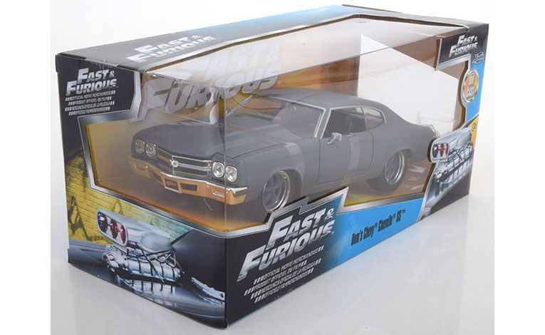 1:24 1/24 Chevrolet Chevelle 454 SS 1970 film Brzi i Žestoki 4 2009 Dom mat sivi Jada