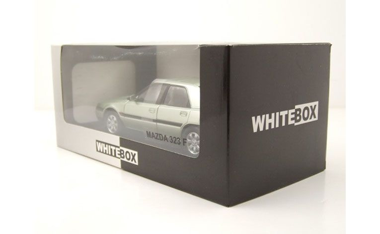 1:24 1/24 Mazda 323F 1989 1994 light green White Box