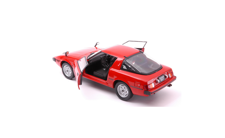1:24 1/24 Mazda RX-7 SA/FB Coupe 1980 1985 red White Box