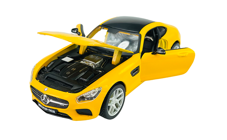 1:24 1/24 Mercedes AMG C190 GT-S 2014 2022 žuti Maisto