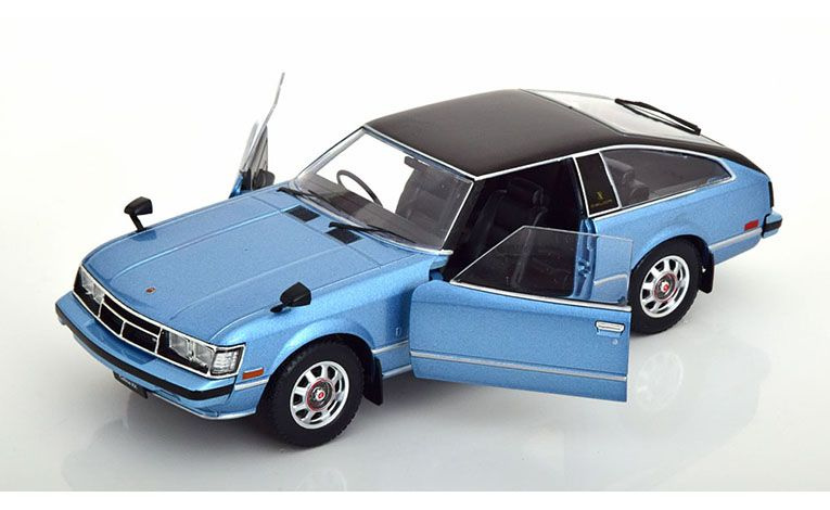 1:24 1/24 Toyota Celica XX Supra 1978 1981 light blue black White Box