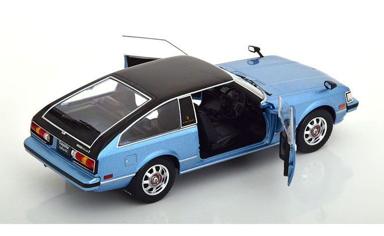 1:24 1/24 Toyota Celica XX Supra 1978 1981 light blue black White Box