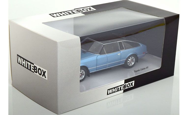 1:24 1/24 Toyota Celica XX Supra 1978 1981 light blue black White Box