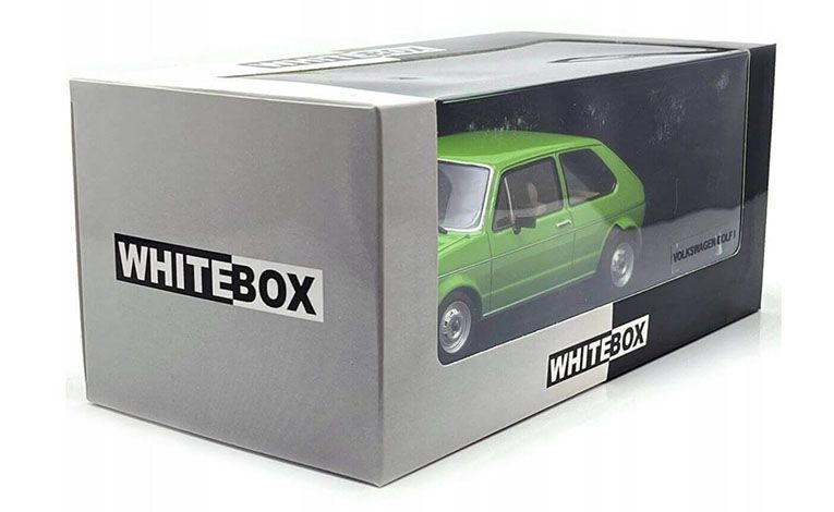 1:24 1/24 Volkswagen VW Golf 1 1974 1983 green White Box