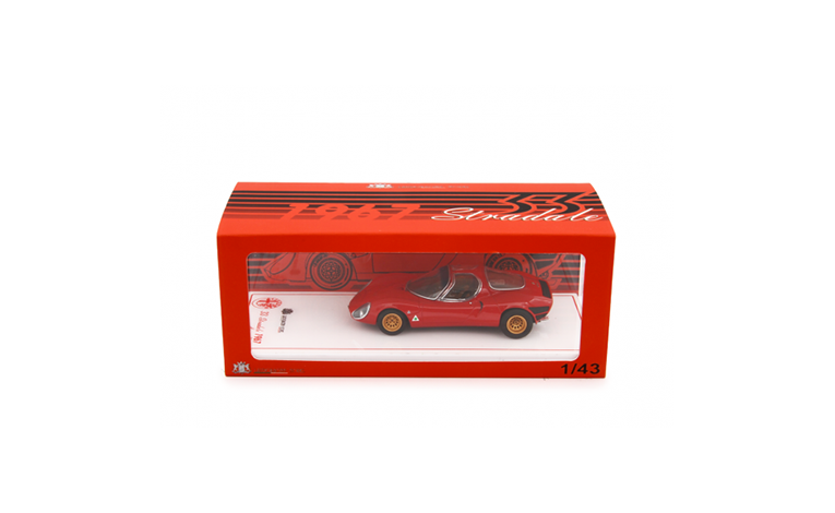 1:43 1/43 Alfa Romeo 33 Stradale Museum version 1967 red Laudoracing-Models