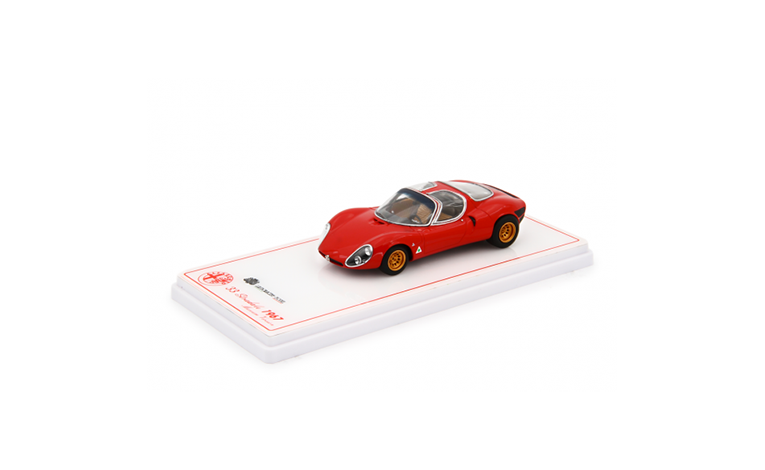 1:43 1/43 Alfa Romeo 33 Stradale Museum version 1967 red Laudoracing-Models