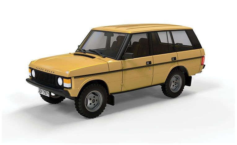 1:43 1/43 Land Rover Range Rover Vogue sa vitrinom 1981 1990 nevada zlatni Vanguards