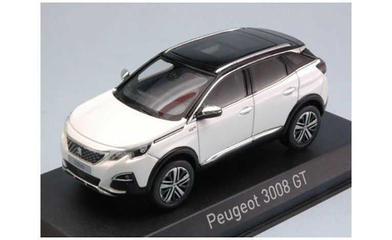 1:43 1/43 Peugeot 3008 GT 2020 2023 white Norev