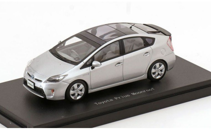 1:43 1/43 Toyota Prius Moonroof 2012 2015 silver Ebbro