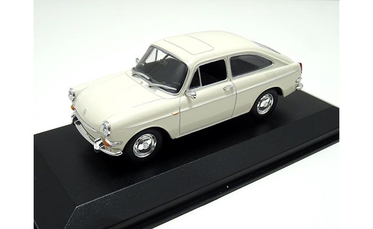 1:43 1/43 Volkswagen VW Type 3 Fastback 1600 TL 1966 1973 cream Minichamps