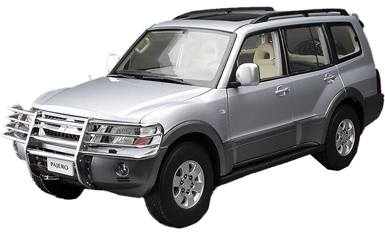 1:18 1/18 Mitsubishi V73 Pajero 3.5L V6 2006 silver grey Sun Star