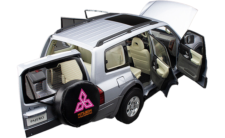 1:18 1/18 Mitsubishi V73 Pajero 3.5L V6 2006 silver grey Sun Star