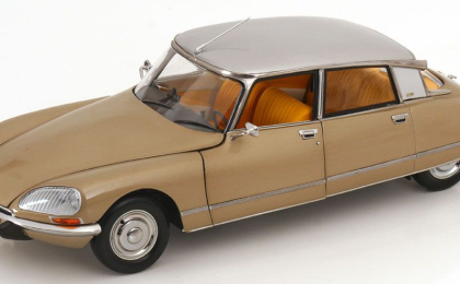 1:18 1/18 Citroen DS 23 Pallas 1974 1975 zlatno srebreni Norev