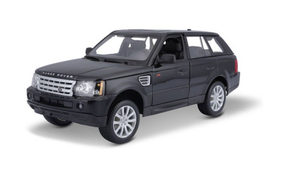 1:18 1/18 Land Rover Range Rover Sport 2005 2009 crni Bburago