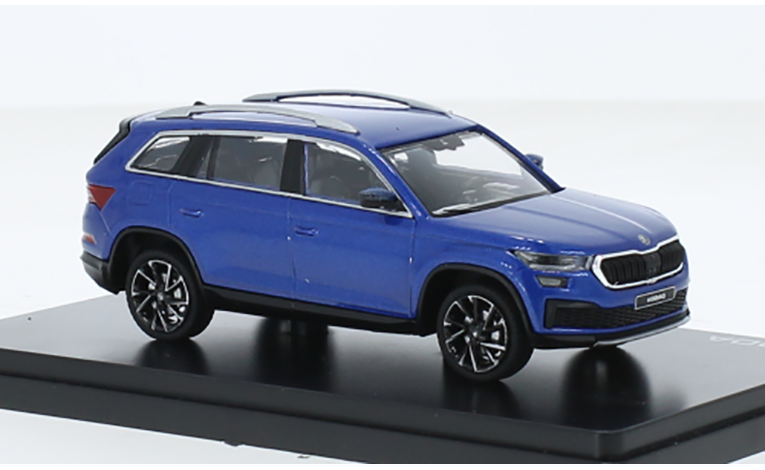 1:43 1/43 Skoda Kodiaq 2021 2024 blue Abrex