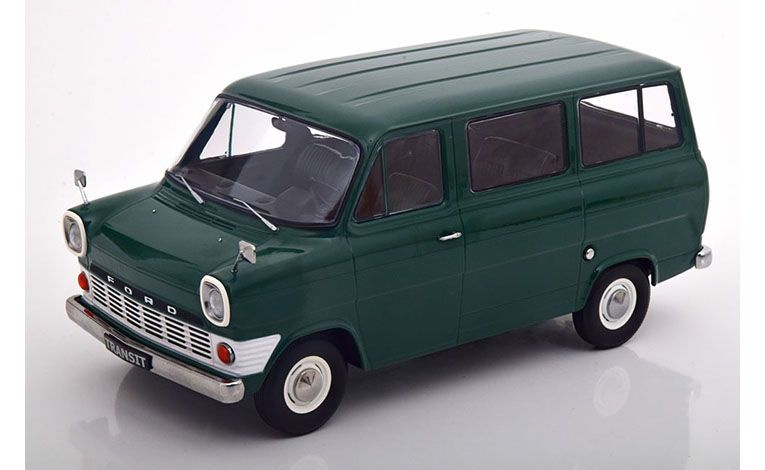 1:18 1/18 Ford Transit Series 1 Minibus 1965 1977 dark green KK Scale