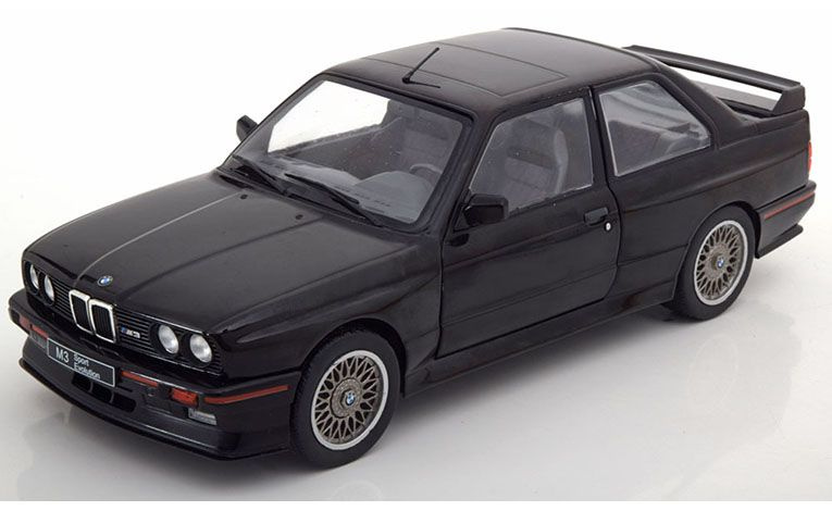 1:18 1/18 BMW E30 Series 3 M3 Coupe 1990 black Solido