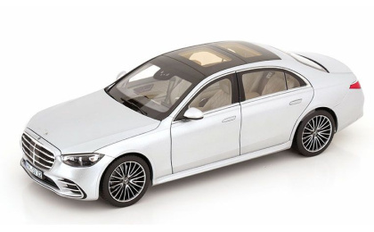 1:18 1/18 Mercedes V223 S Class AMG line 2021 today silver Norev