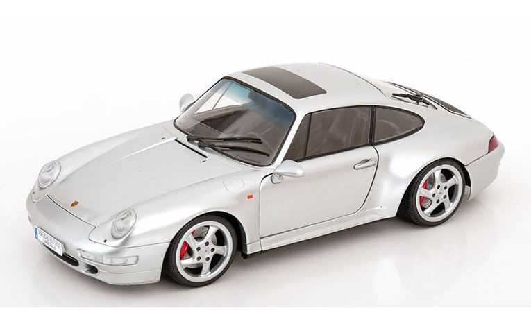 1:18 1/18 Porsche 993 911 4S 1996 1998 polar silver Solido
